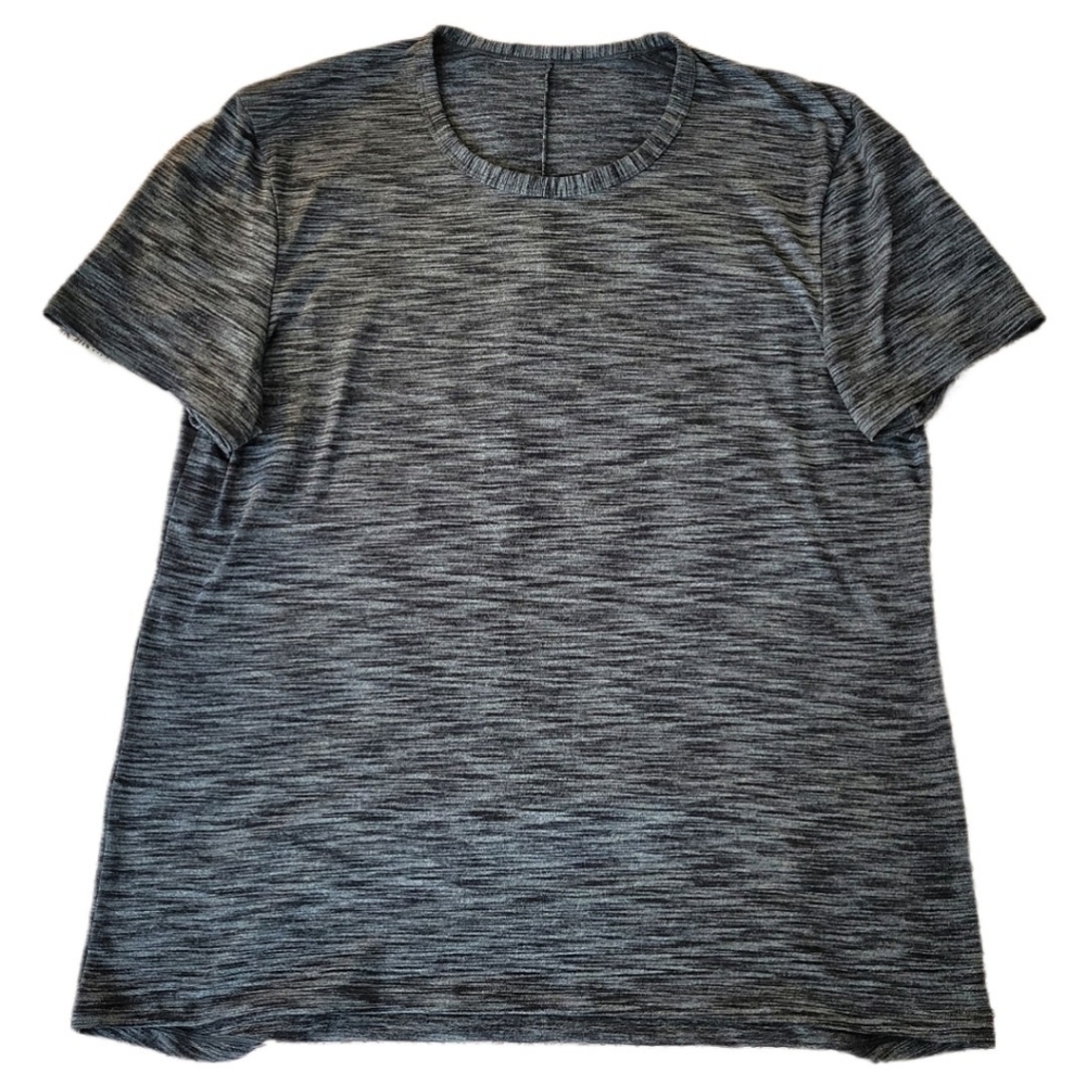 Lululemon // Pulse Slub Short Sleeve / Large / Heathered Black